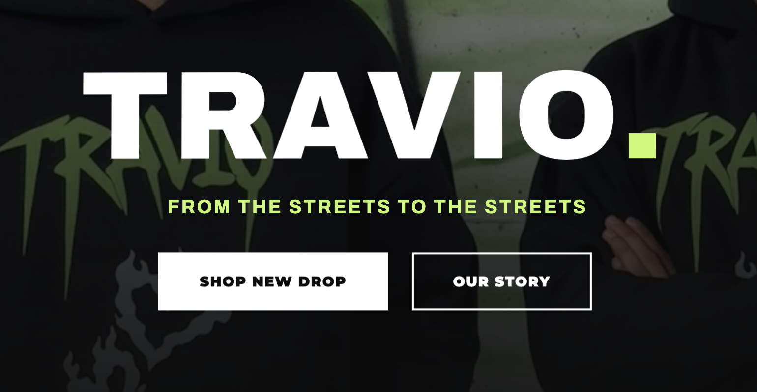 Travio Streetwear Website